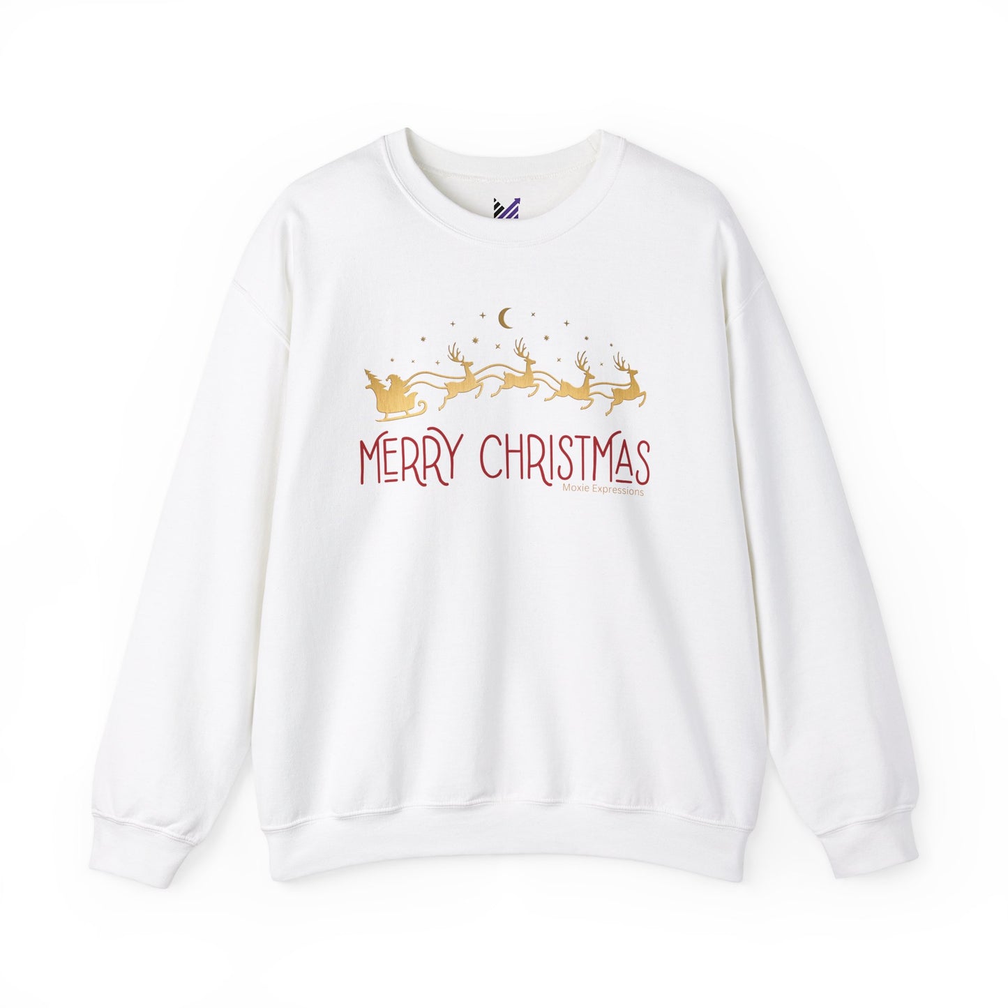 Santa's Sleigh Unisex Heavy Blend™ Crewneck Sweatshirt