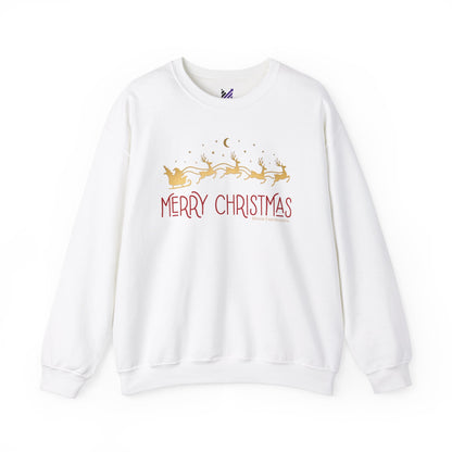 Santa's Sleigh Unisex Heavy Blend™ Crewneck Sweatshirt