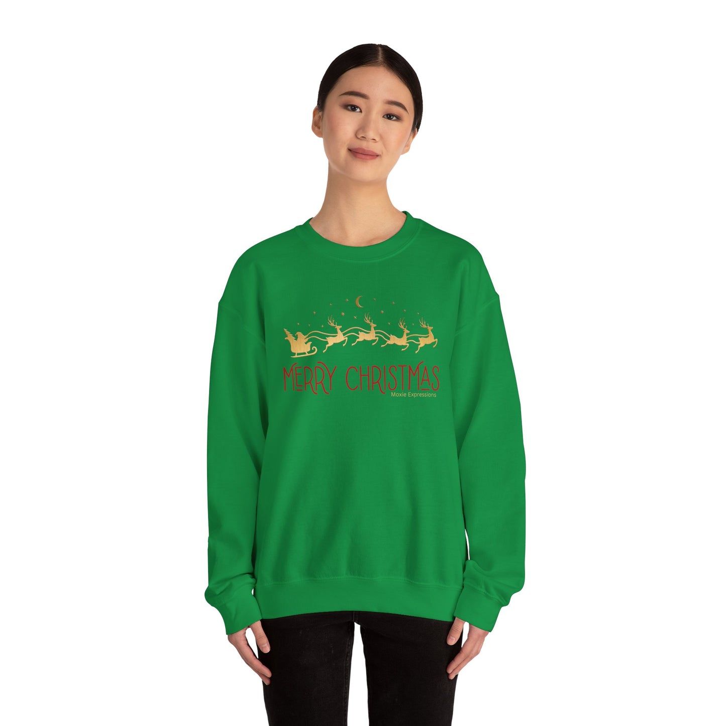 Santa's Sleigh Unisex Heavy Blend™ Crewneck Sweatshirt