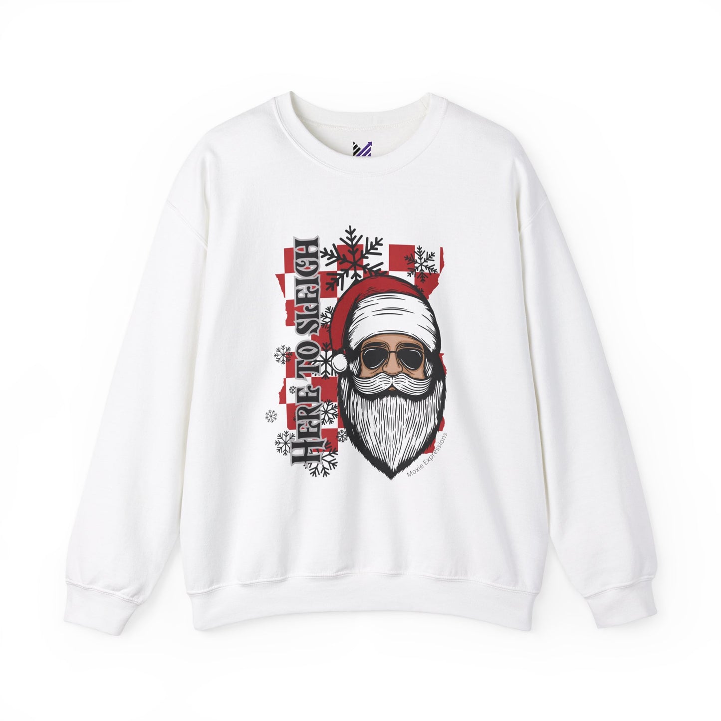 Sleigh Santa Claus Unisex Heavy Blend™ Crewneck Sweatshirt