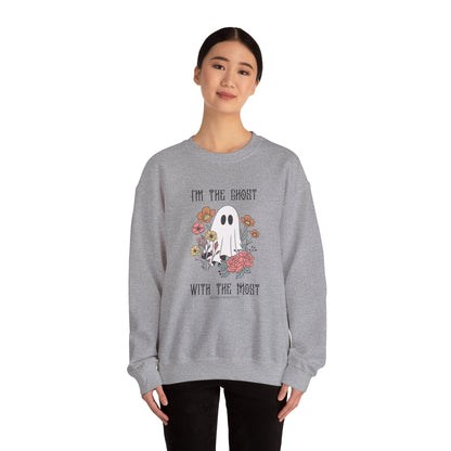 Ghost with the Most Unisex Crewneck Sweatshirt