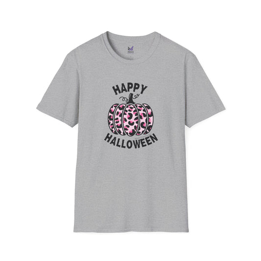 Sassy Pink Pumpkin Patch Unisex Softstyle Crewneck T-Shirt
