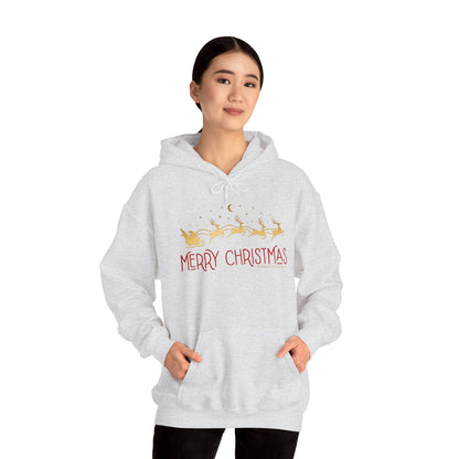 Santa's Sleigh Unisex Heavy Blend™ Hooded Sweatshirt