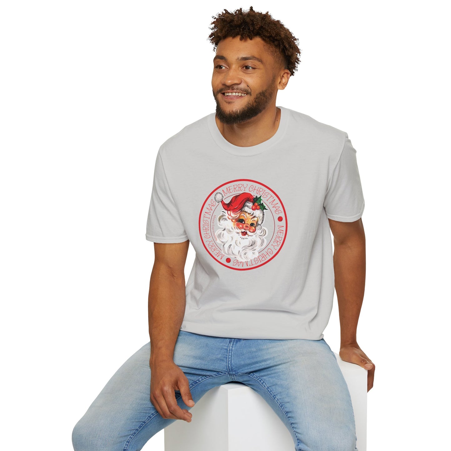 Jolly Santa Unisex Softstyle T-Shirt