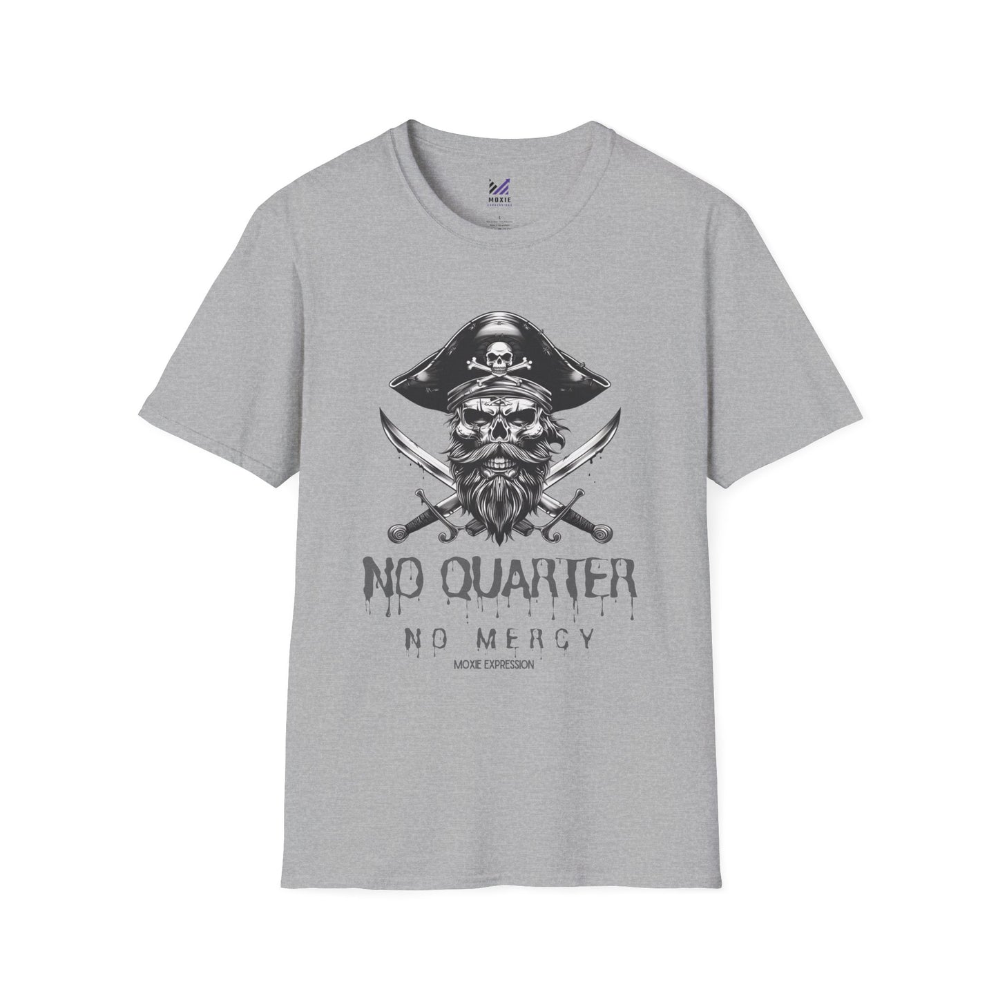 Blackbeard Pirate 'No Quarter, No Mercy' Crewneck Tee