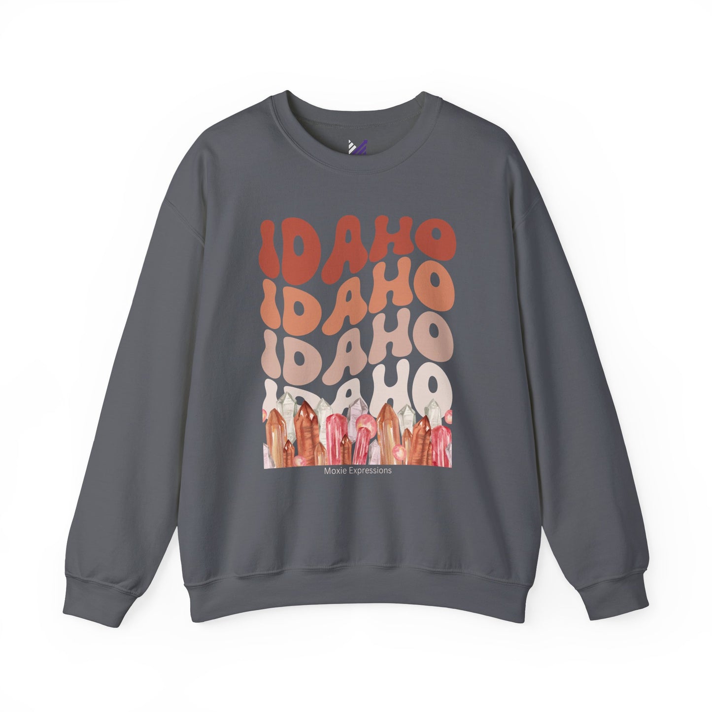 Idaho Gemstone Fusion Unisex Crewneck Sweatshirt