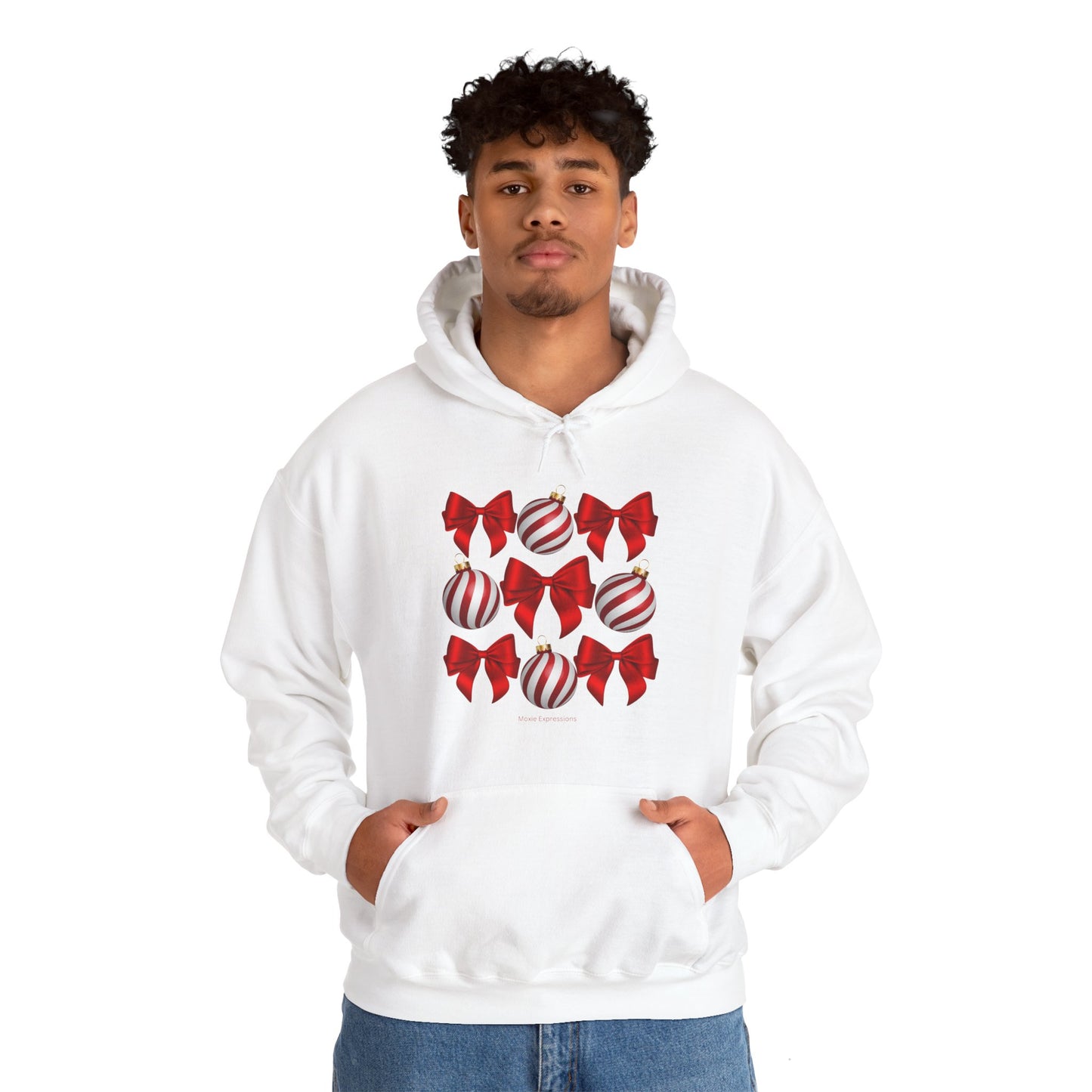 Holiday Elegance Unisex Heavy Blend™ Hooded Sweatshirt