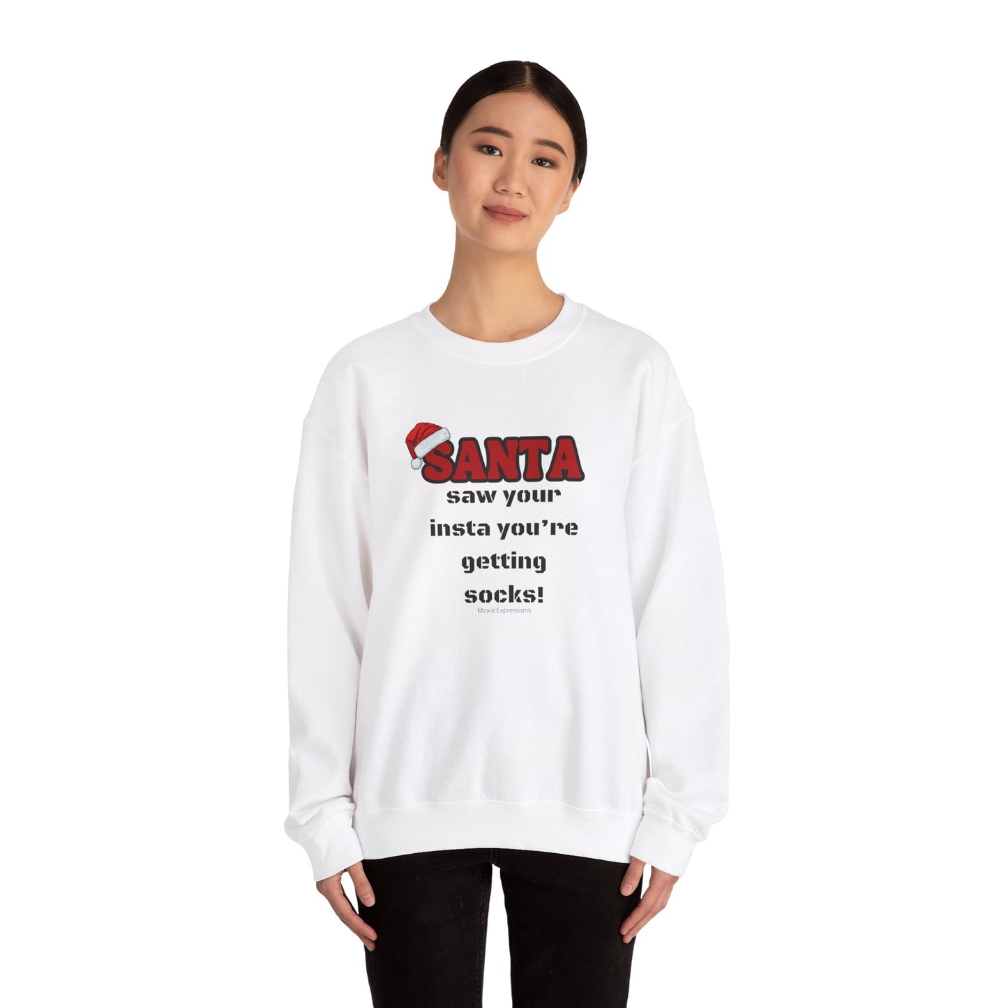 Christmas Socks Unisex Heavy Blend™ Crewneck Sweatshirt