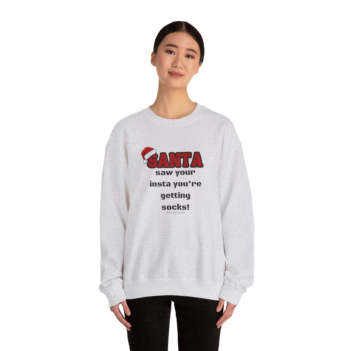 Christmas Socks Unisex Heavy Blend™ Crewneck Sweatshirt