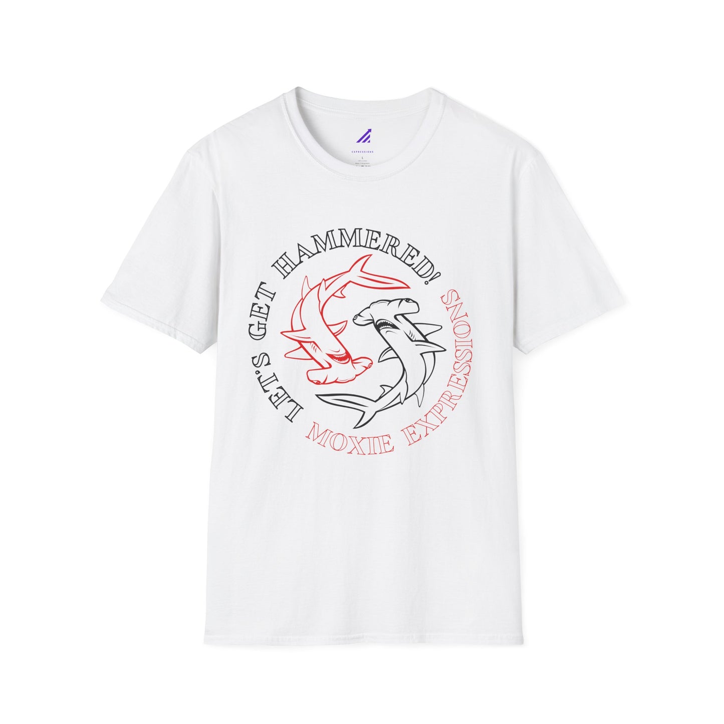 Let's Get Hammered Unisex Softstyle Crewneck T-Shirt