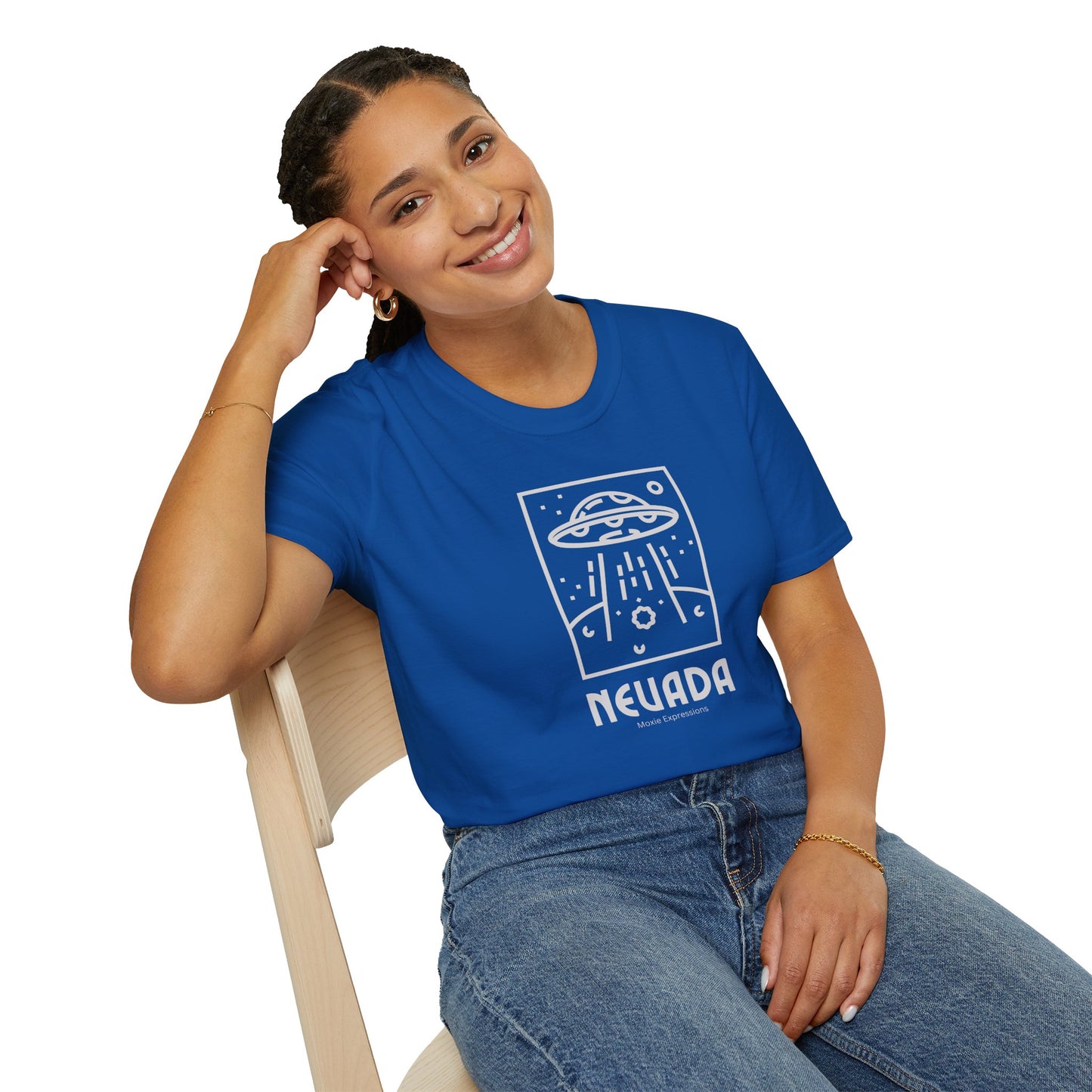 Nevada Alien Encounter Unisex Softstyle Crewneck T-Shirt