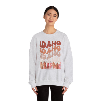 Idaho Gemstone Fusion Unisex Crewneck Sweatshirt