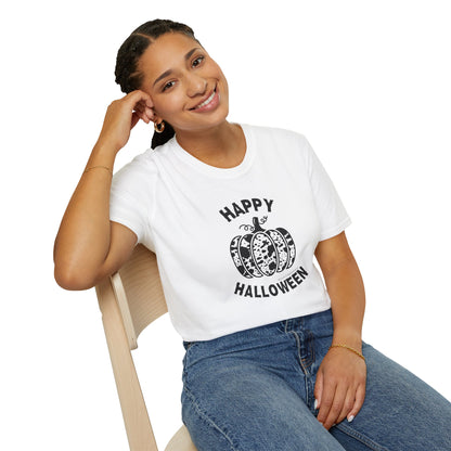 Cow Pumpkin Patch Unisex Softstyle Crewneck T-Shirt