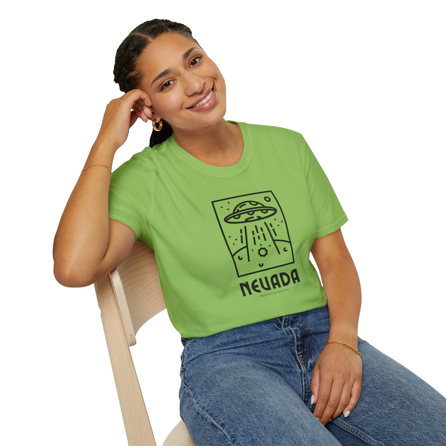 Nevada Alien Encounter Unisex Softstyle Crewneck T-Shirt
