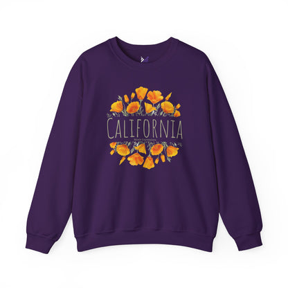 Golden Bloom Unisex Crewneck Sweatshirt
