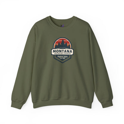 Montana Big Sky "Explore More" Unisex Crewneck Sweatshirt