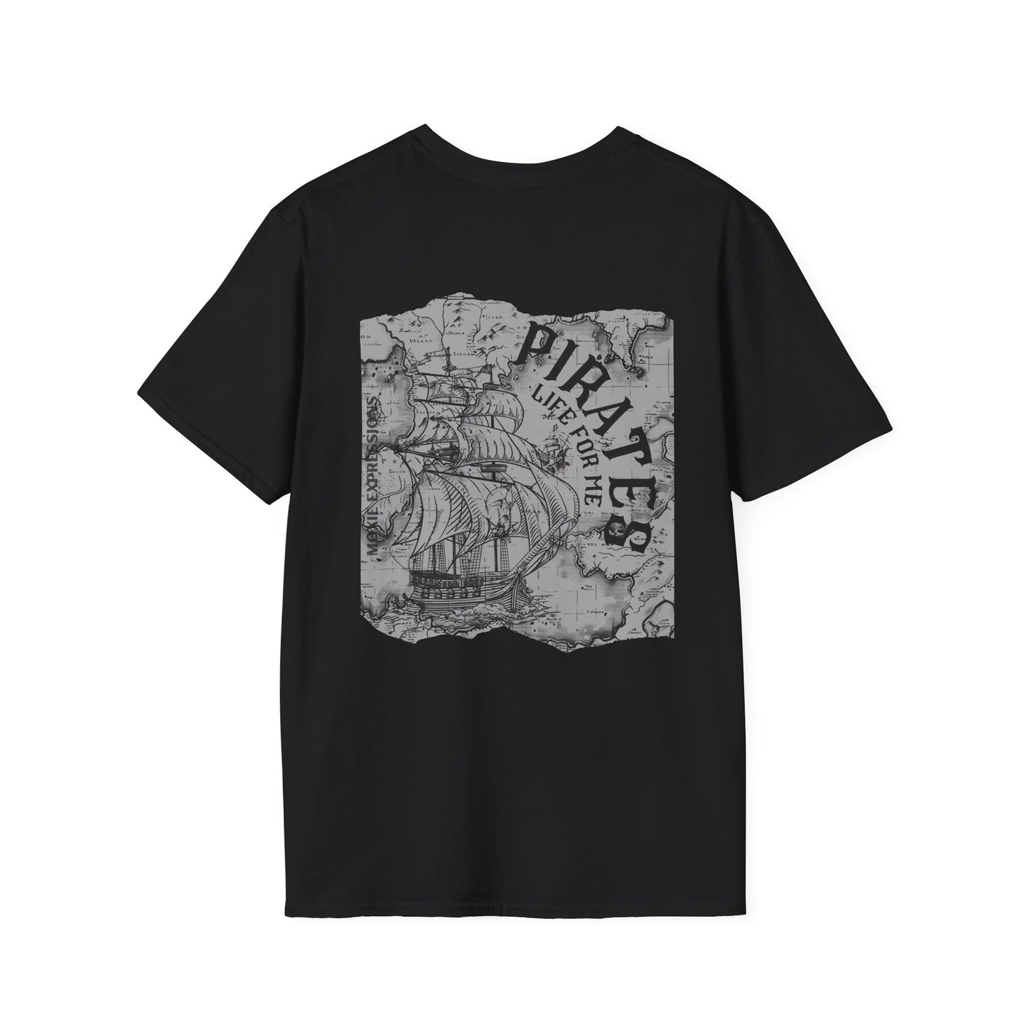 Blackbeard Pirate 'No Quarter, No Mercy' Crewneck Tee