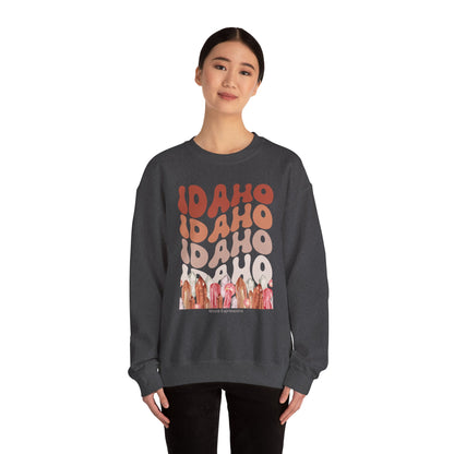 Idaho Gemstone Fusion Unisex Crewneck Sweatshirt