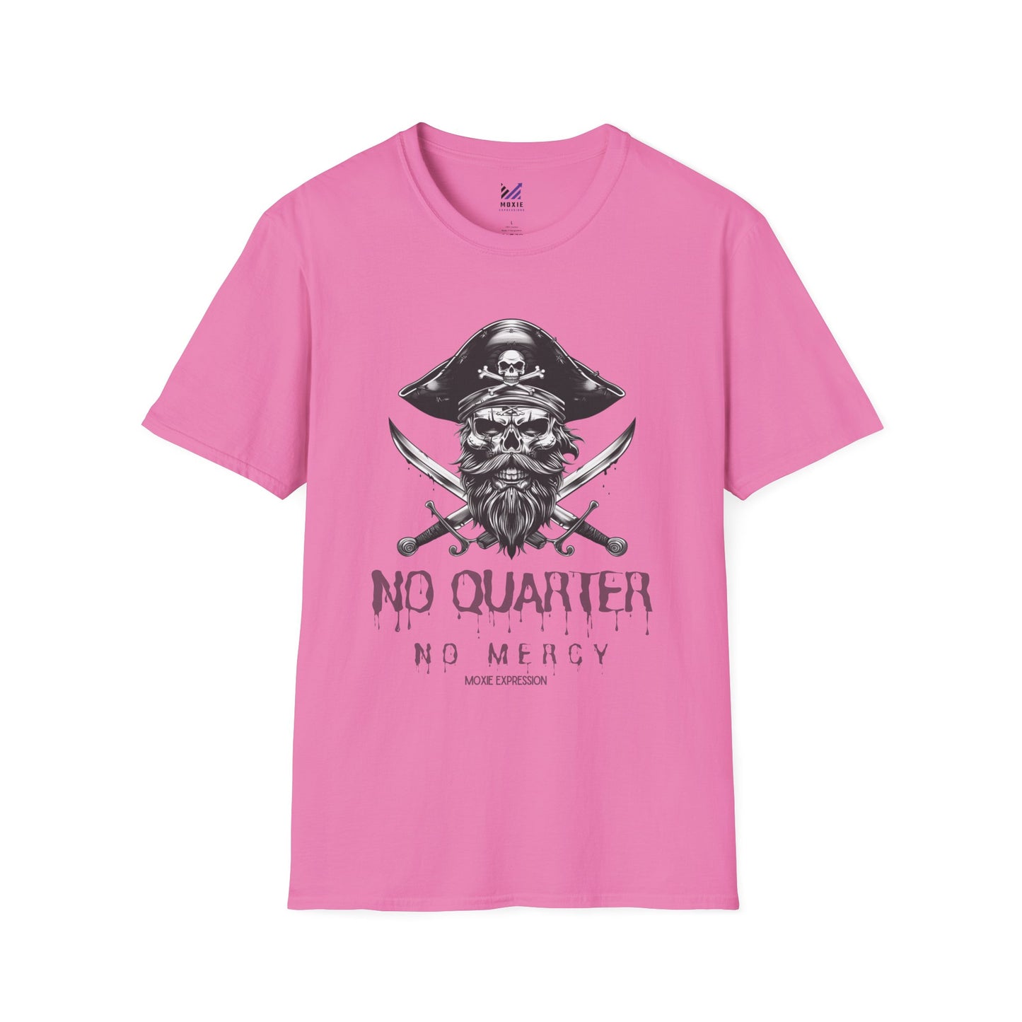 Blackbeard Pirate 'No Quarter, No Mercy' Crewneck Tee