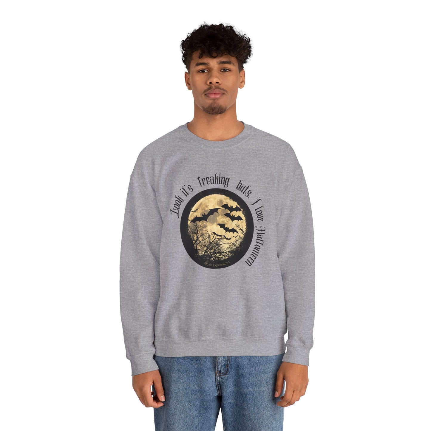 Twilight Bats Unisex Softstyle Crewneck T-Shirt