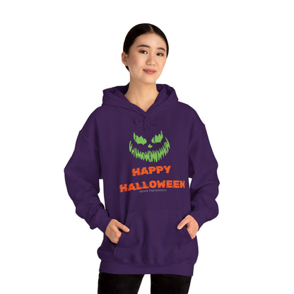 Spooky Jack o Lantern Unisex Hooded Sweatshirt