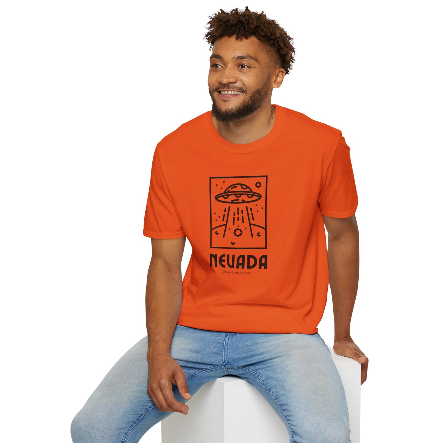 Nevada Alien Encounter Unisex Softstyle Crewneck T-Shirt