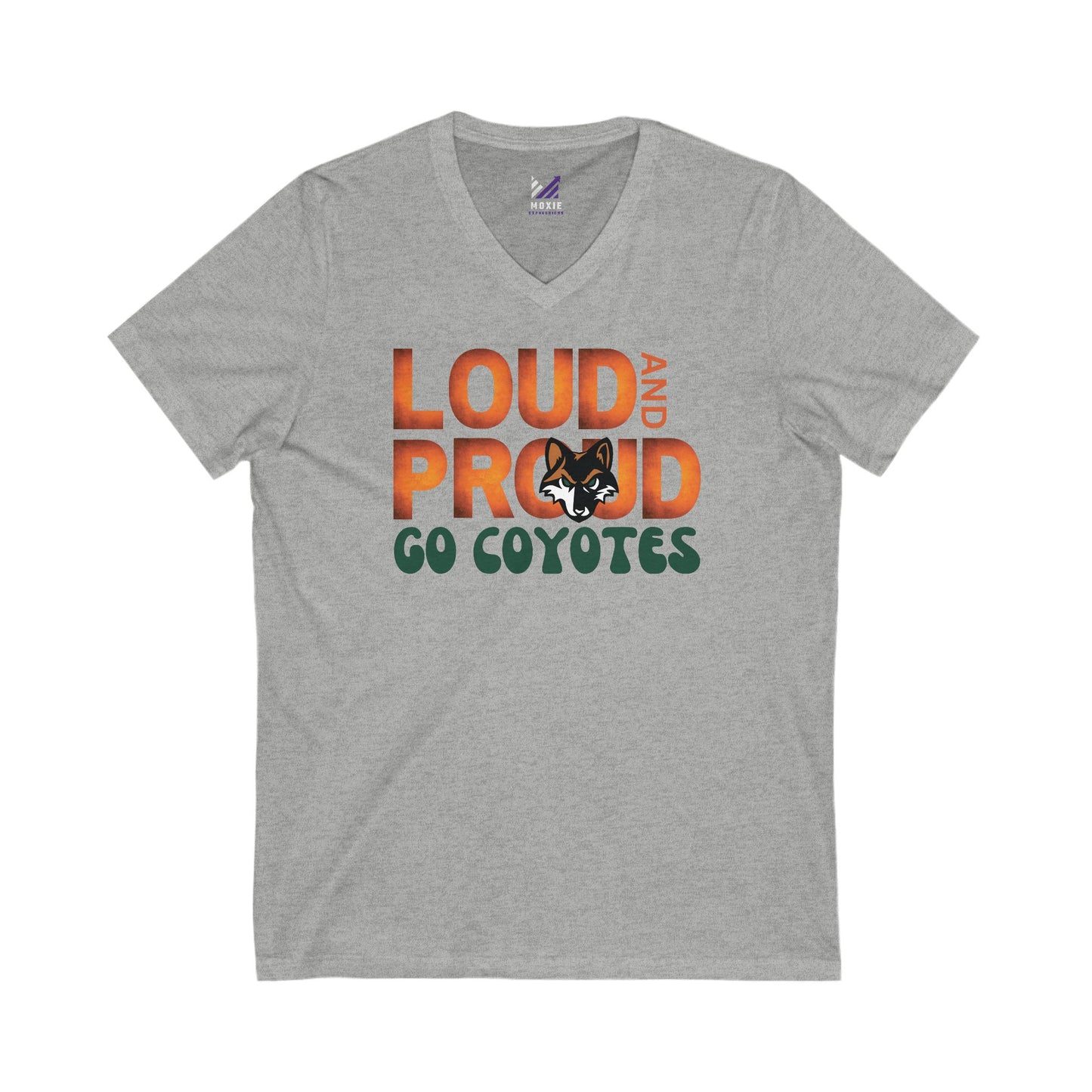 Campo Cheer - Loud & Proud (V-Neck, Bella Canvas)