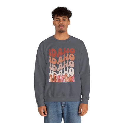 Idaho Gemstone Fusion Unisex Crewneck Sweatshirt