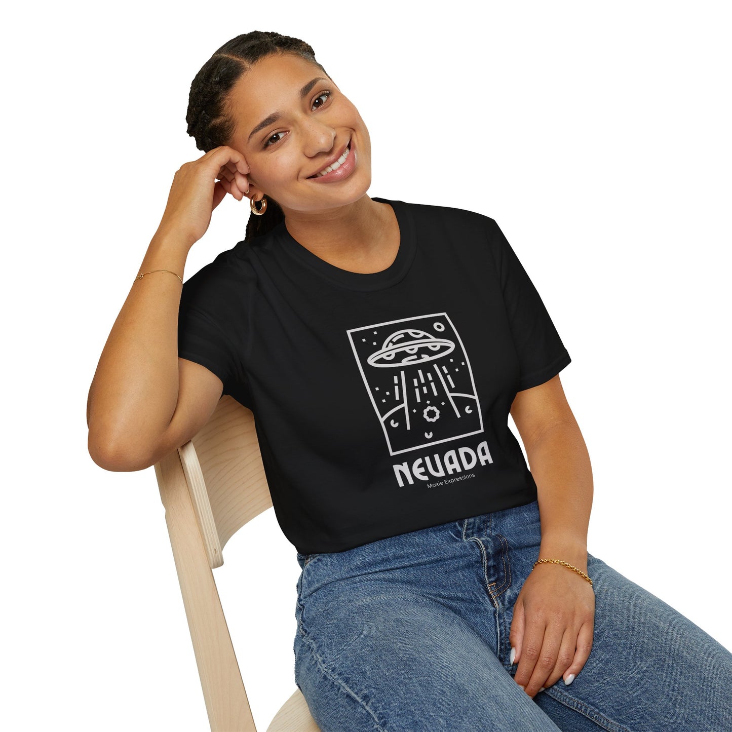 Nevada Alien Encounter Unisex Softstyle Crewneck T-Shirt