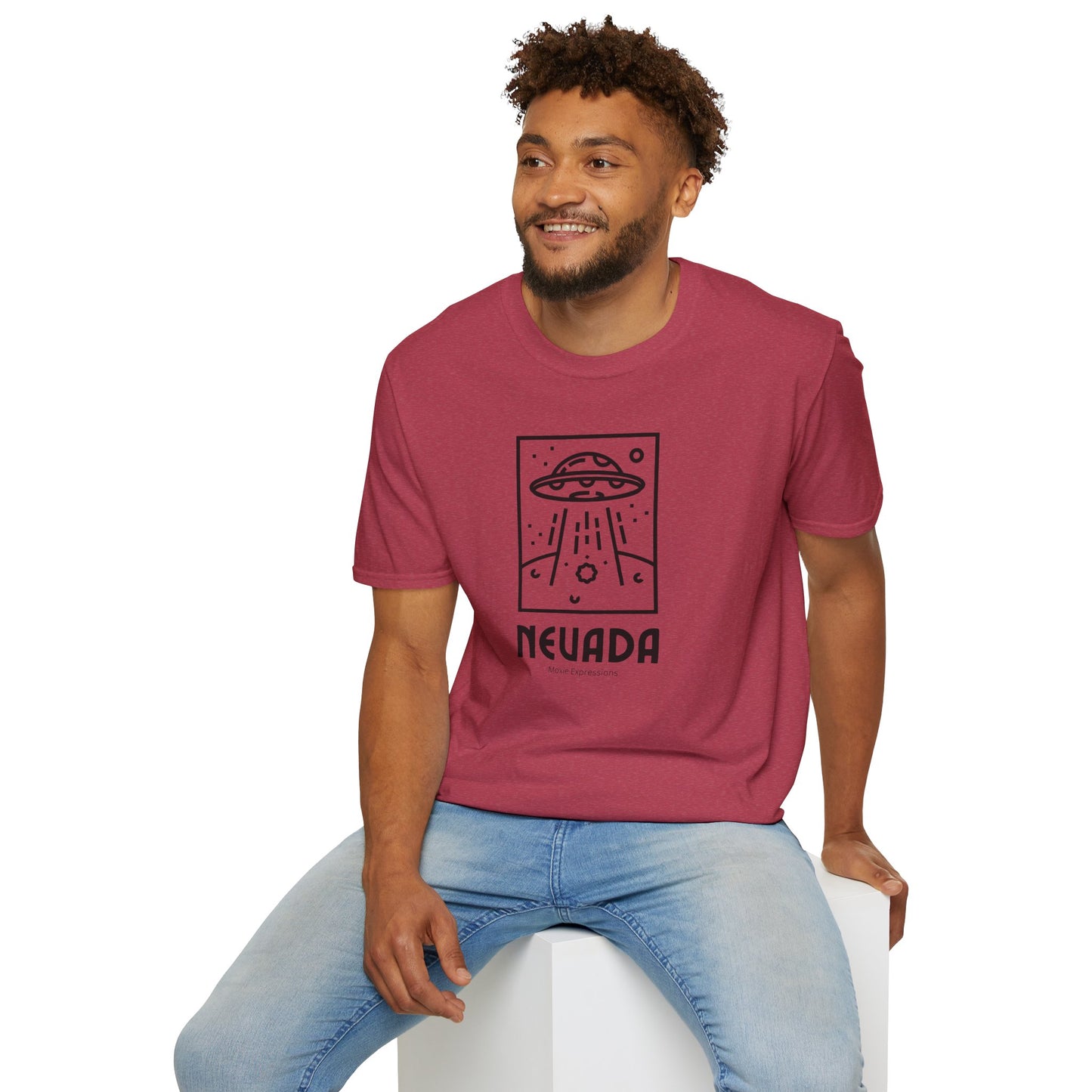 Nevada Alien Encounter Unisex Softstyle Crewneck T-Shirt