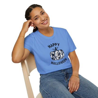 Cow Pumpkin Patch Unisex Softstyle Crewneck T-Shirt